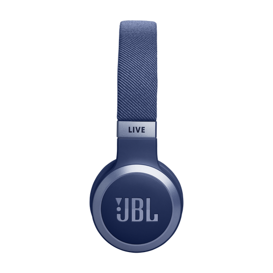 JBL Live 670NC - Blue - Wireless On-Ear Headphones with True Adaptive Noise Cancelling - Left image number null